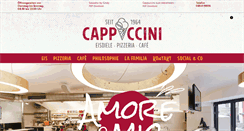 Desktop Screenshot of cafe-cappuccini.de